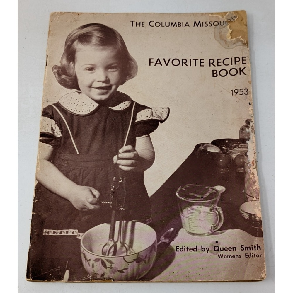 Vintage‎ 1953 Columbia Missouri Recipe Cook Book Desserts Pies House Wife 1950s